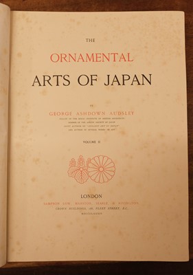 Lot 524 - Audsley (George Ashdown). The Ornamental Arts of Japan, 1882-4