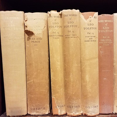 Lot 706 - Tolstoy (Leo). Tolstoy Centenary Edition, 21 volumes, 1st edition, 1928-37