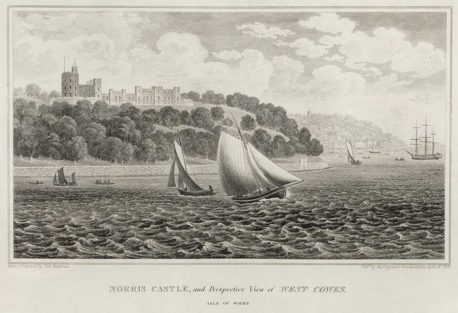 Lot 30 - Brannon (George). Vectis Scenery ... The Isle of Wight, 1829