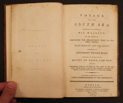 Lot 59 - Bligh (William). A Voyage to the South Sea