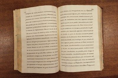 Lot 475 - Coleccion de Consultas. Bound volume of 42 manuscript consultations, 1767