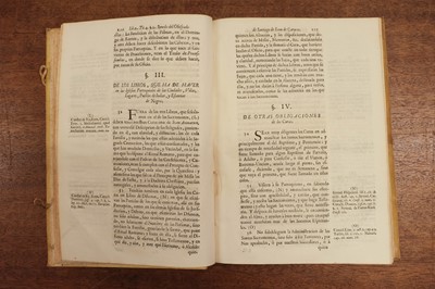 Lot 474 - Baños y Sotomayor (Diego). Constituciones Synodales del Obispado de Venezuela, Madrid, 1761