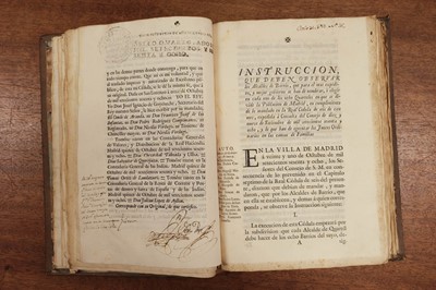 Lot 473 - A sammelband of 62 items on the Administration of Spain..., 1760-90