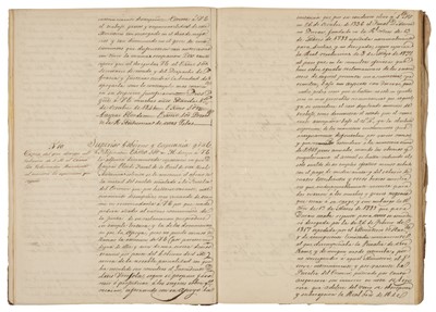 Lot 503 - Elordi (Gaspar). Libro de Consultas que se dirigen al Gobierno, manuscript, Manila, 1841-50