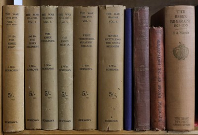 Lot 573 - Burrows (John William). The Essex Regiment, 6 volumes, 1925-37