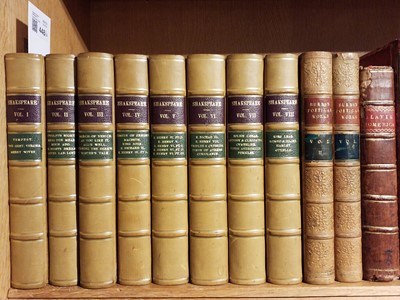 Lot 448 - Shakespeare (William). The Plays... , 8 volumes, new edition, Longman and others, 1847