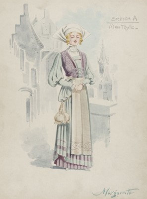 Lot 315 - Crafter (Robert, late 19th/early 20th century). Eleven original costume designs