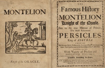 Lot 405 - Forde, Emanuel. The Famous History of Montelion, Knight of the Oracle
