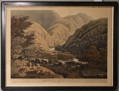 Lot 362 - The Himalayas. Havell (R. & Son), The Junction of the Touse and Pabur, 1820