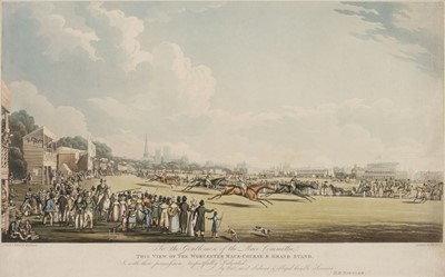 Lot 278 - Hunt (George). ..., This View of Worcester Race-Course & Grand Stand..., 1823