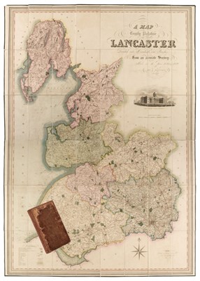 Lot 224 - Lancashire. Hennet (G.), A Map of the County Palatine of Lancaster, 1830