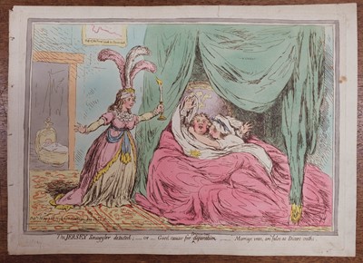 Lot 328 - Gillray (James, 1757-1815). Seven caricatures