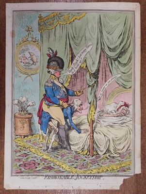 Lot 328 - Gillray (James, 1757-1815). Seven caricatures