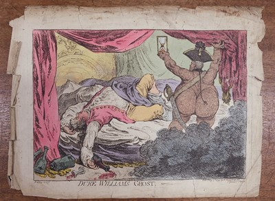 Lot 328 - Gillray (James, 1757-1815). Seven caricatures