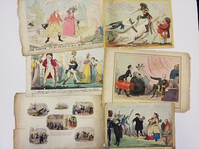 Lot 330 - Heath (William, 1795-1840), and others. 62 Caricatures.
