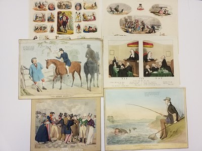 Lot 330 - Heath (William, 1795-1840), and others. 62 Caricatures.