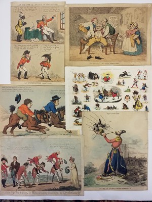 Lot 330 - Heath (William, 1795-1840), and others. 62 Caricatures.