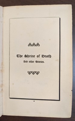 Lot 512 - Dilke (Lady Emilia Francis), The Shrine of Death, 1st edition, 1886
