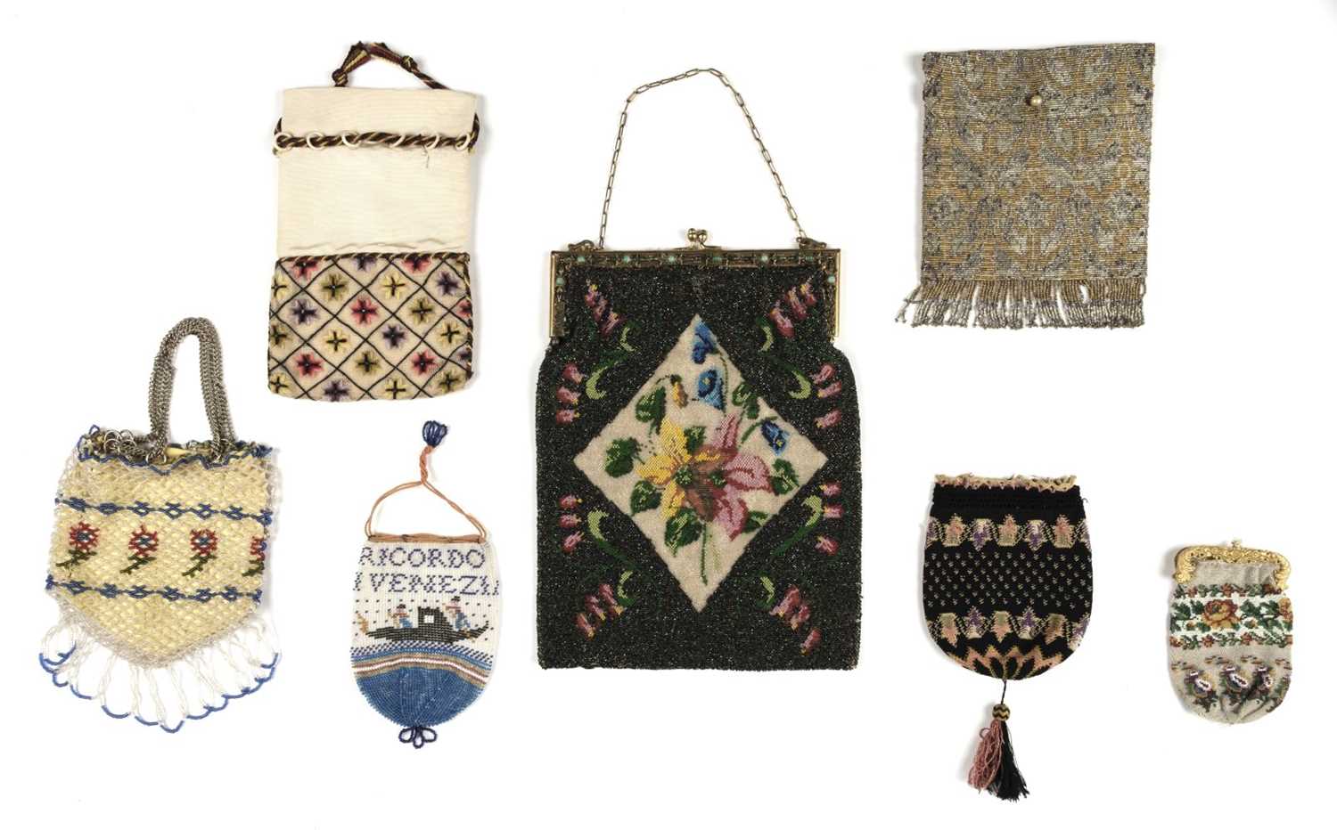 Lot 84 - Bags. A Regency reticule, early 19th century