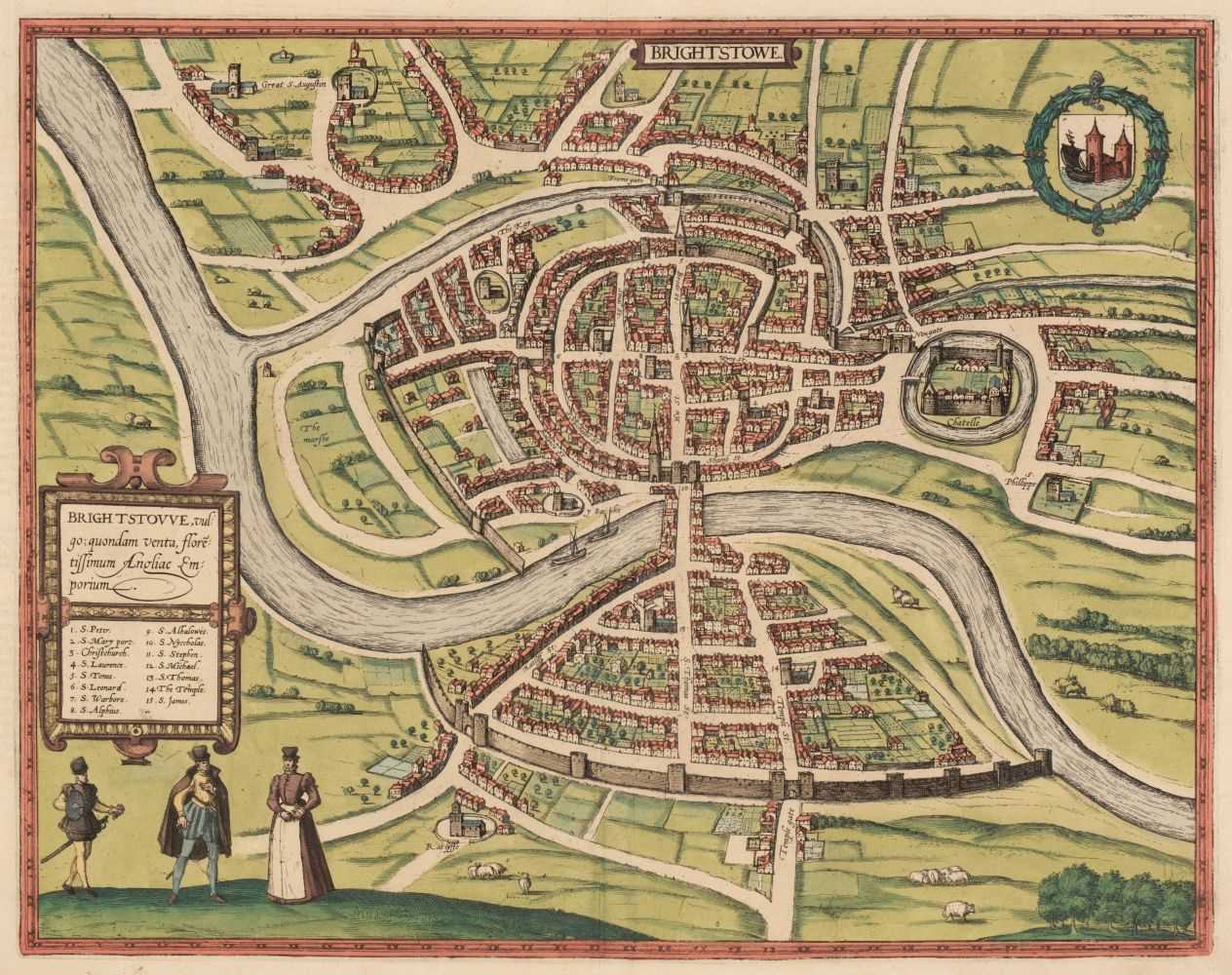 Lot 7 - Bristol. Braun (Georg & Hogenberg Franz), Brightstowe, circa 1581