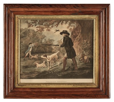 Lot 282 - Morland (George, after). Pheasant Shooting & Partridge Shooting. 2 lithographs, circa 1860