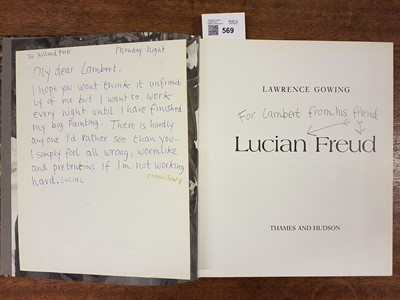 Lot 569 - Freud (Lucian, 1922-2011).