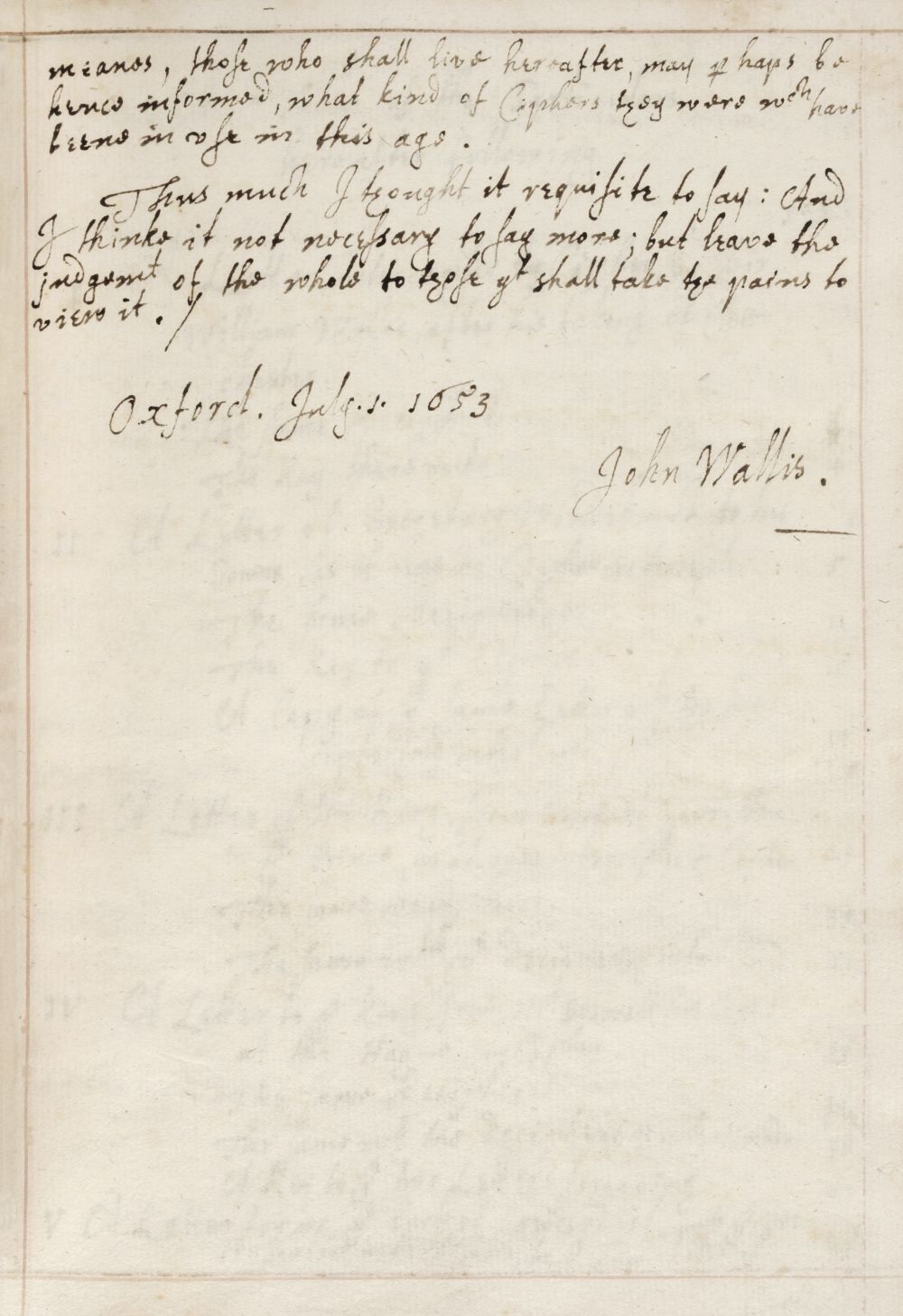 John wallis pi picture