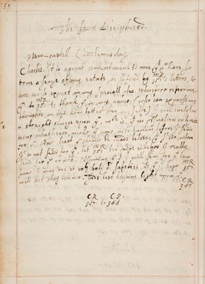 Lot 375 - Wallis (John). A Collection of letters intercepted in Cipher during the late warres in England, 1653