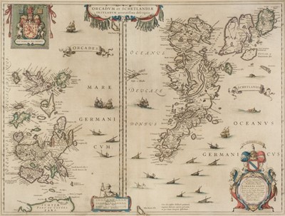 Lot 429 - Orkney & Shetland Islands. Blaeu (W. J), Orcadum et Schetlandiae..., circa 1650