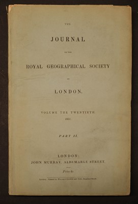 Lot 122 - Wallis (G. A.). Notes taken during a Journey through Northern Arabia in 1848, 1st edition, 1851