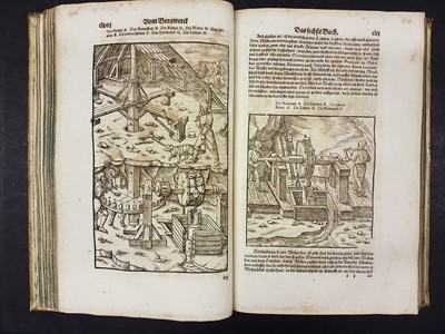 Lot 374 - Agricola (Georgius). [De re metallica, in German] Bergwerck Buch, Basel, 1621, & 2 others