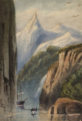 Lot 117 - South America. Straits of Magellan, c.1850, original watercolour