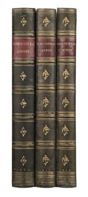 Lot 152 - Harrison (Joseph). The Floricultural Cabinet, and Florists' Magazine, 3 volumes, Jan 1856-Dec 1858