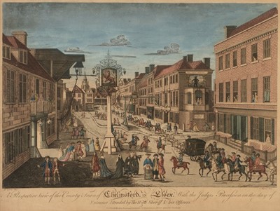 Lot 179 - Chelmsford. Ryland (J.), A Perspective View of the County Town of Chelmsford, circa 1800
