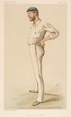 Lot 292 - Vanity Fair caricatures. A collection of 12 prints of cricketers, late 19th and early 20th century