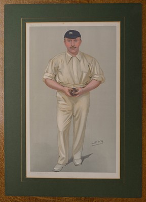 Lot 292 - Vanity Fair caricatures. A collection of 12 prints of cricketers, late 19th and early 20th century