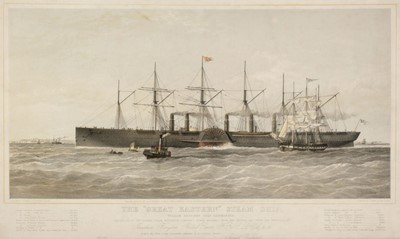 Lot 230 - Picken (T. & Walters, S, printer & artist). The "Great Eastern" Steam Ship, Sept. 1857
