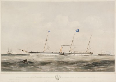 Lot 197 - Dutton (T.). Mr Hans Busk's yacht 'Meriel', R. H. Y. S. 210 Tons..., 1855