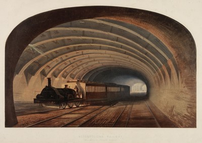 Lot 214 - Kell Brothers (publishers). Metropolitan Railway, Bellmouth, Praed Street, circa 1868.