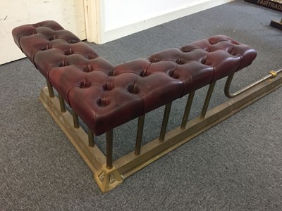 Lot 249 - Club Fender. An Edwardian style club fender