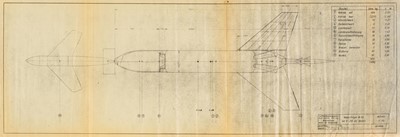 Lot 134 - WWII. German Prototype Missile Designs, March 1945