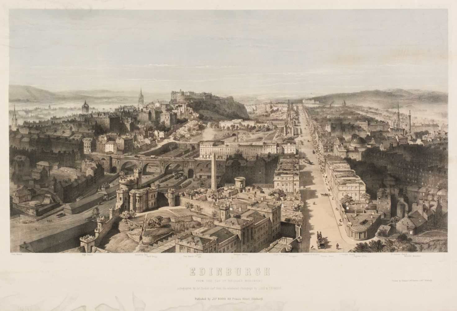 Lot 200 - Edinburgh. Gordon (James Jnr, lithographer), Edinburgh, circa 1870