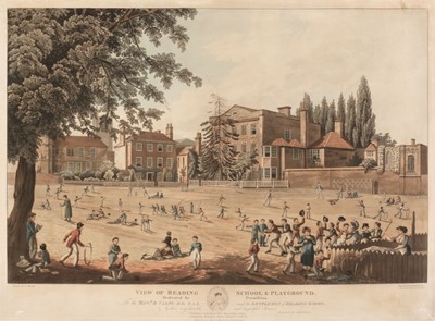 Lot 209 - Havell (R.). View of Reading School & Playground, 1816