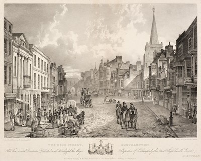 Lot 244 - Southampton. Scruton (R.), The Hight Street Southampton, 1827 & 28