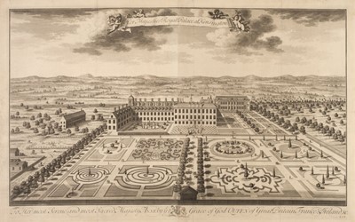 Lot 218 - London. Kensington Palace & Hampton Court, circa 1714