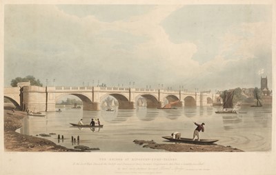 Lot 208 - Havell (R.). The Bridge at Kingston-Upon-Thames, 1828