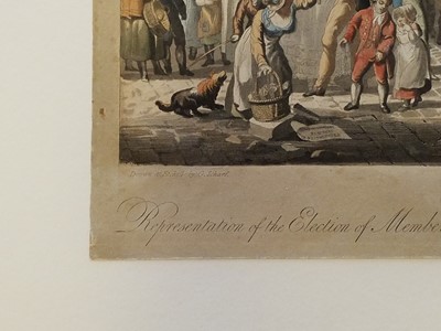 Lot 183 - Covent Garden. Havell (R.), Representation of the Election..., circa 1820