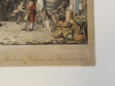 Lot 183 - Covent Garden. Havell (R.), Representation of the Election..., circa 1820