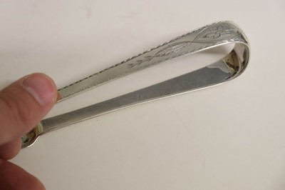 Lot 138 - Sugar Tongs. A collection of silver sugar tongs