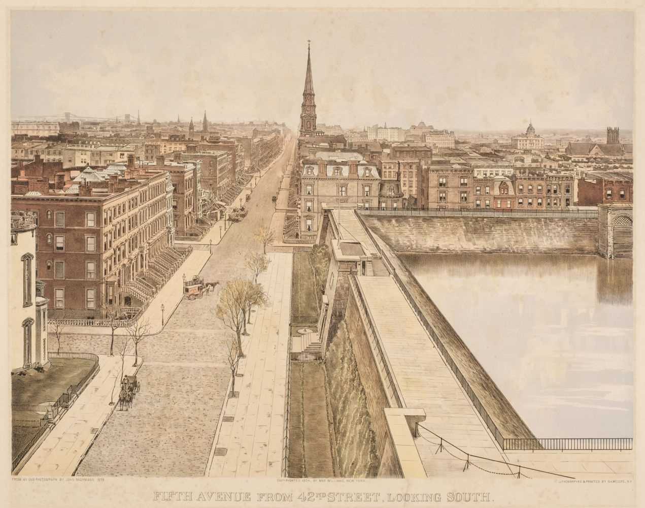 Lot 224 - New York. Fifth Avenue from 42nd Street, Looking South, 1904